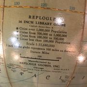 Mappemonde USA année 40