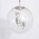 Suspension in glass and chrome metal BORN Leuchten