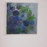 Swedish Oil on Canvas – “Blue Berries” by Martin Kallerup