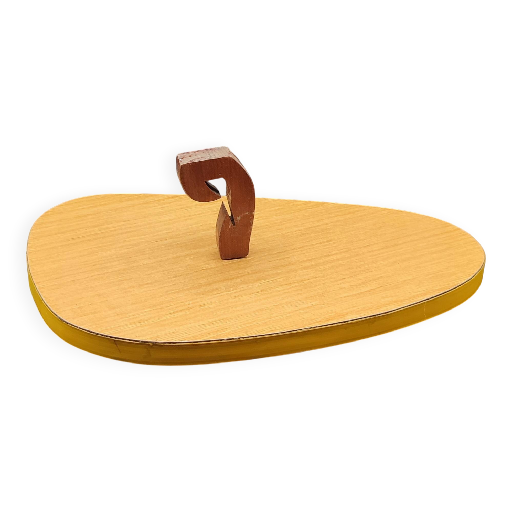 Plateau Vintage Design "Goutte" 1960s Scandinavian Wood