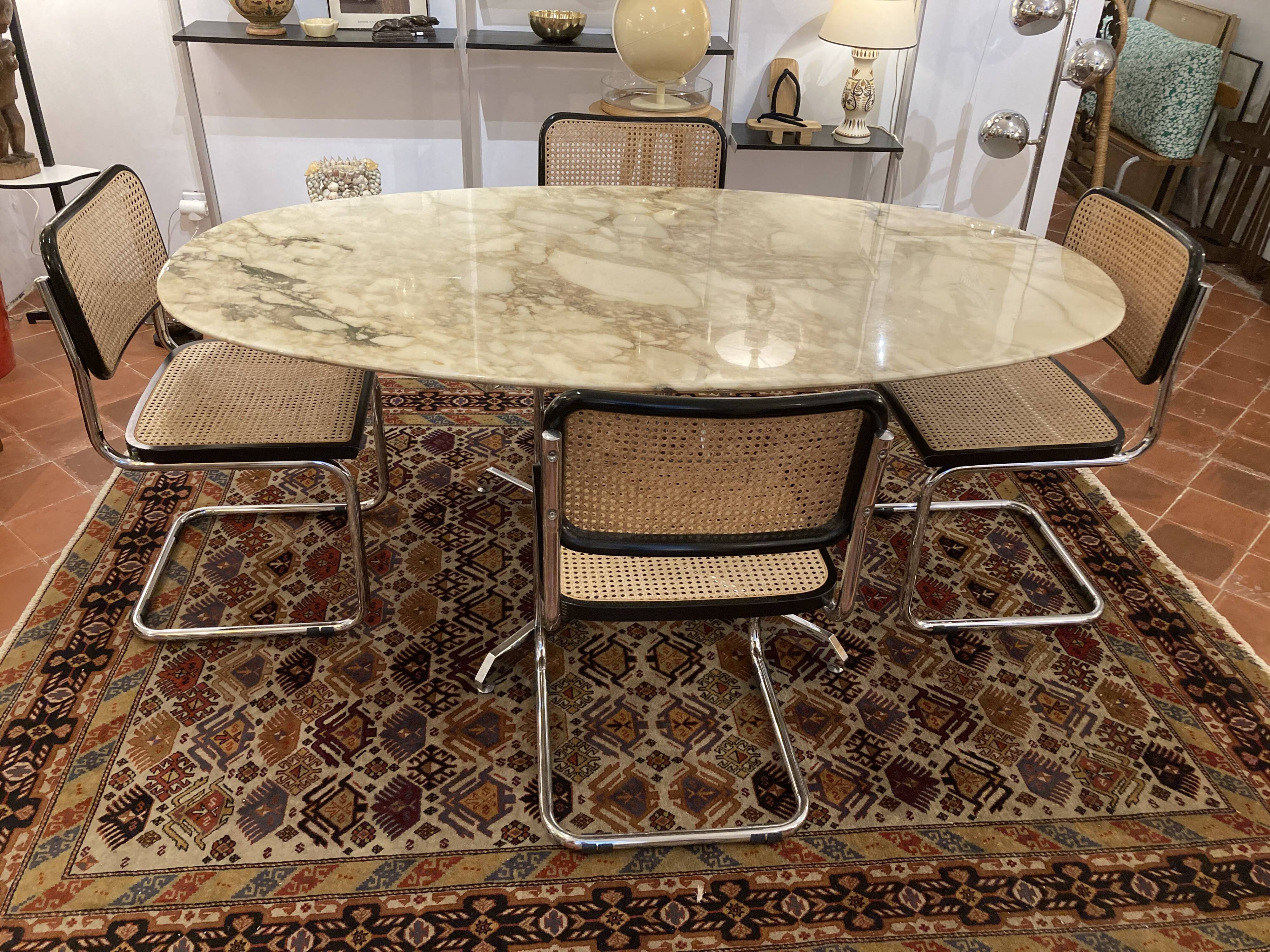 Series of 4 chairs B32 Cesca de Breuer