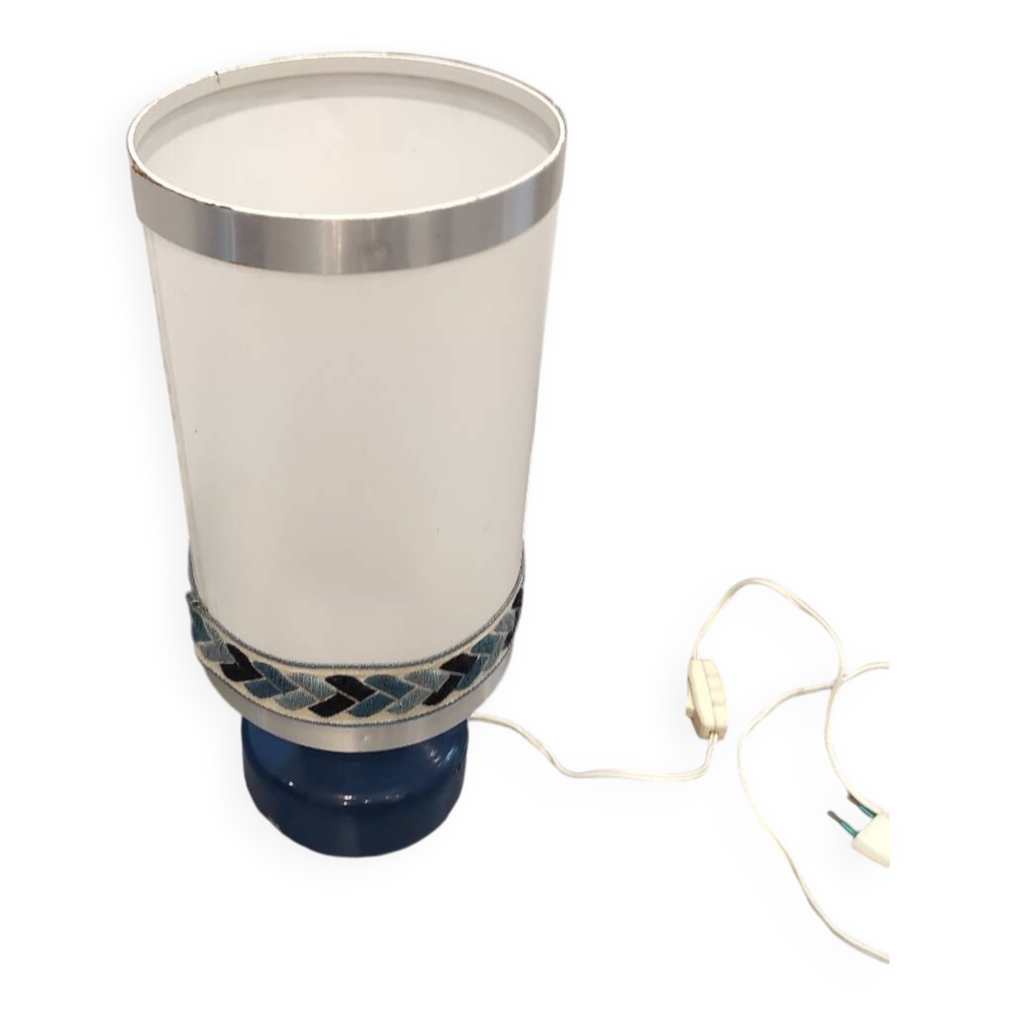 Lampe vintage poterie