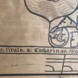 Framed drawing stained glass project