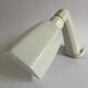 Art deco wall lamp, porcelain and opaline