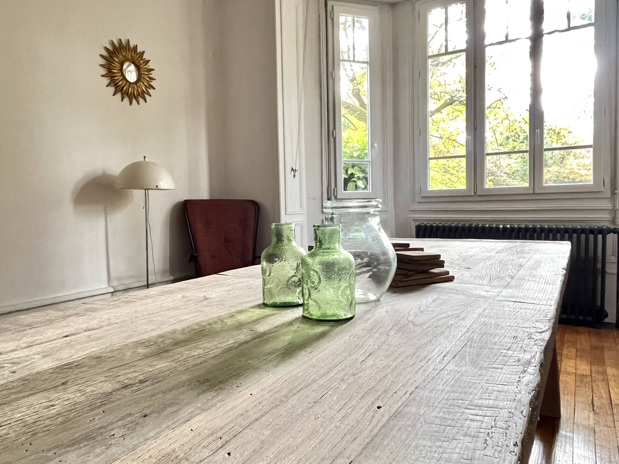Farm Table Founder in Solid Antique Oak 250 cm long