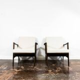 Customizable Pair Of Mid Century Modern Armchairs, 1960s