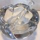 Cendrier vide poche mortier cristal Daum