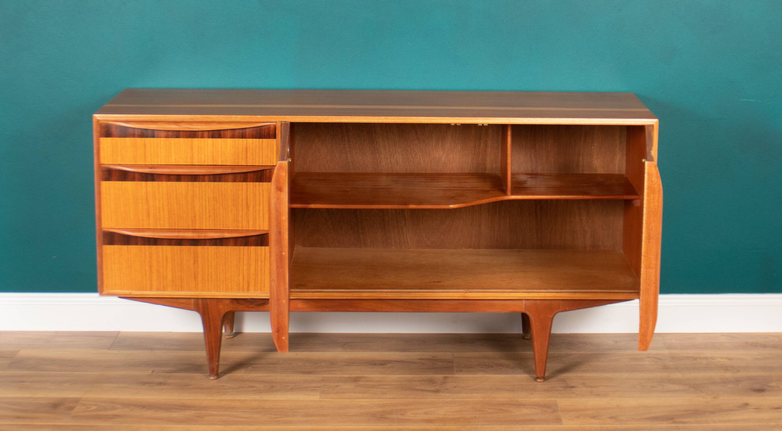 Retro Teak 1960s A H Mcintosh Lemond Short Mid Century Sideboard