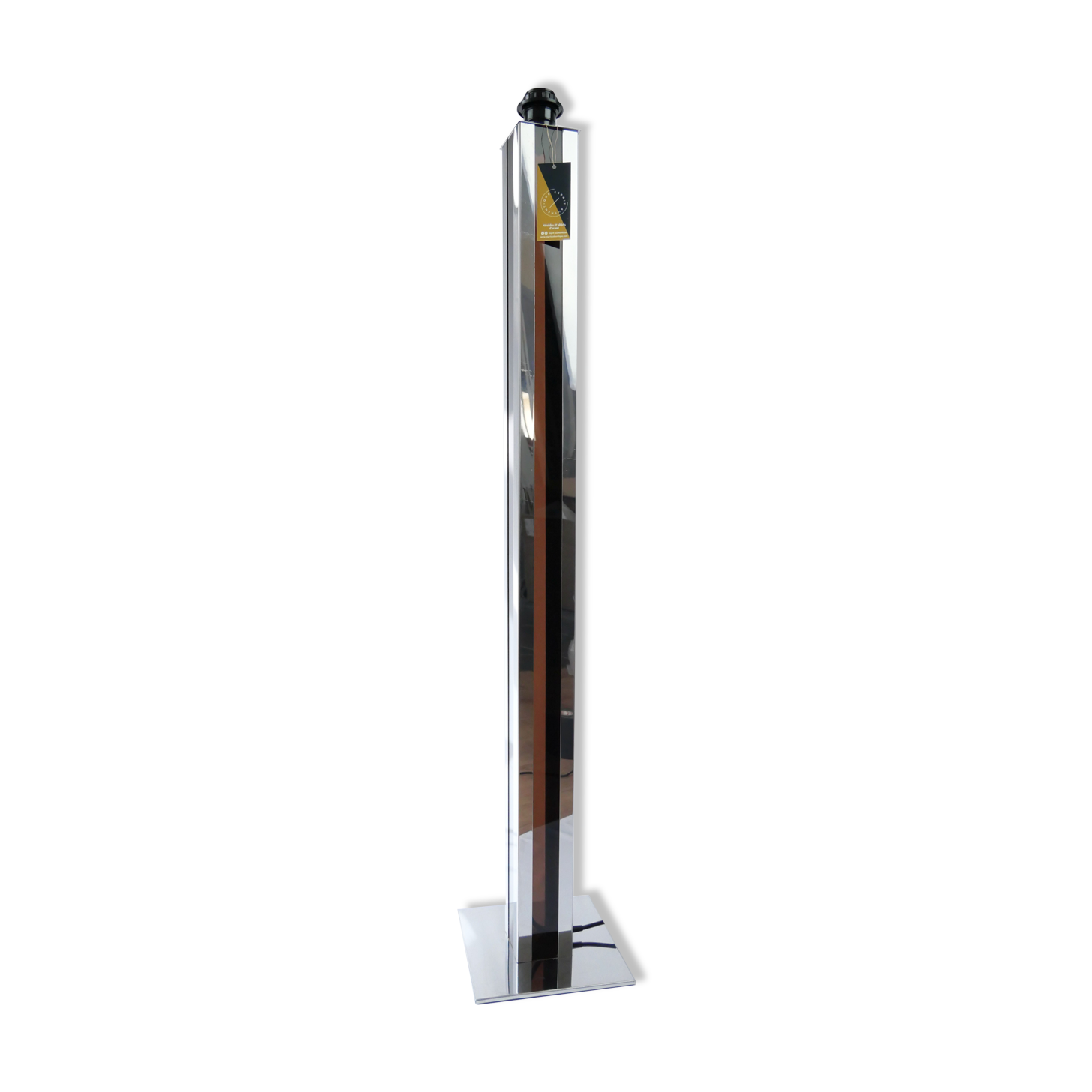 Plexiglass/metal floor lamp 70s