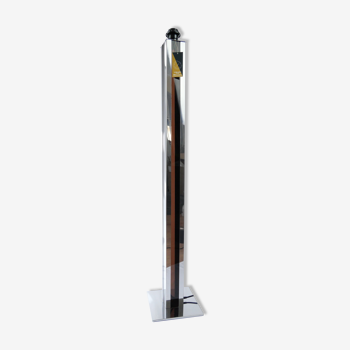 Plexiglass/metal floor lamp 70s