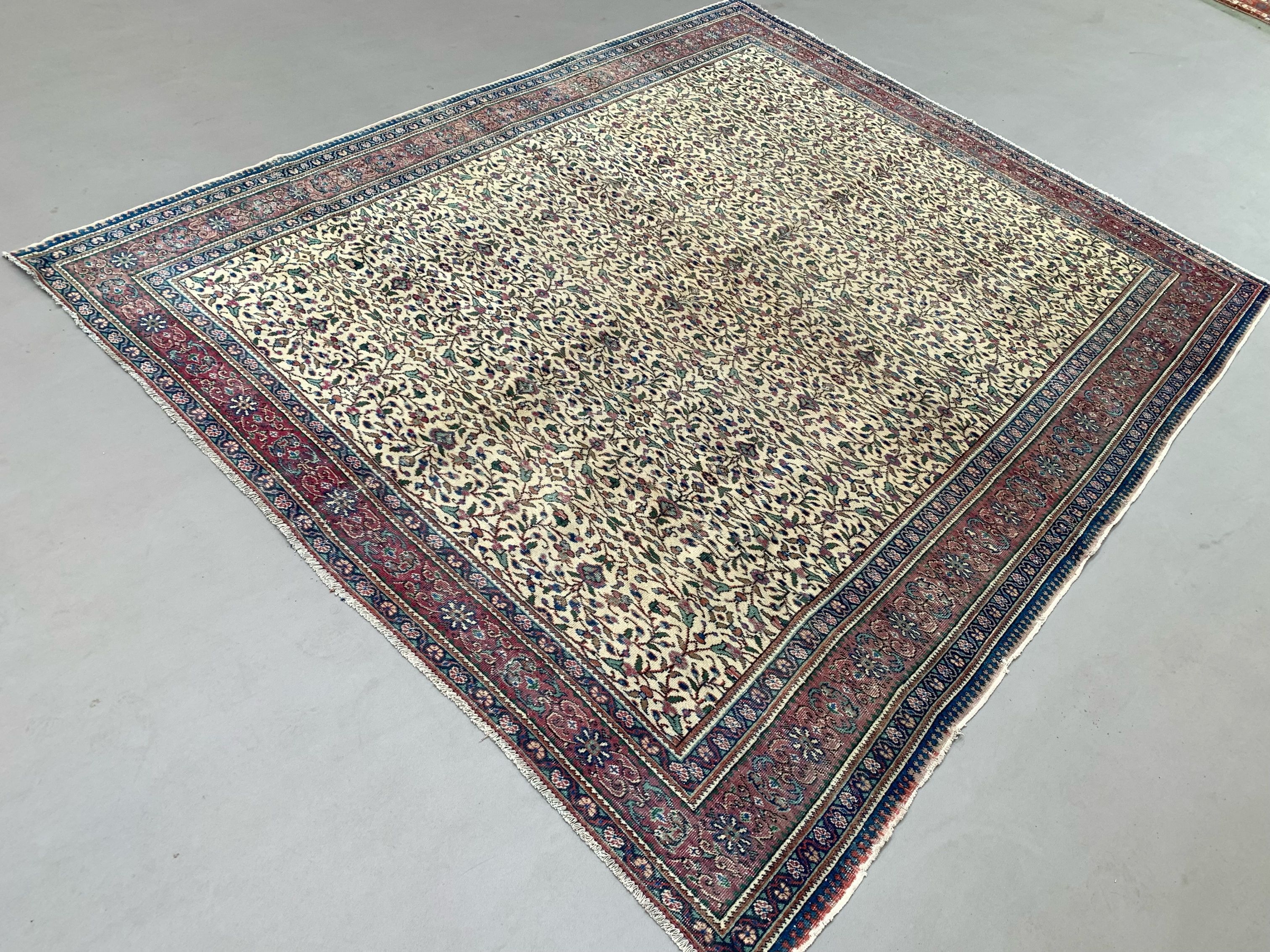 Vintage Turkish Rug 237x198 cm