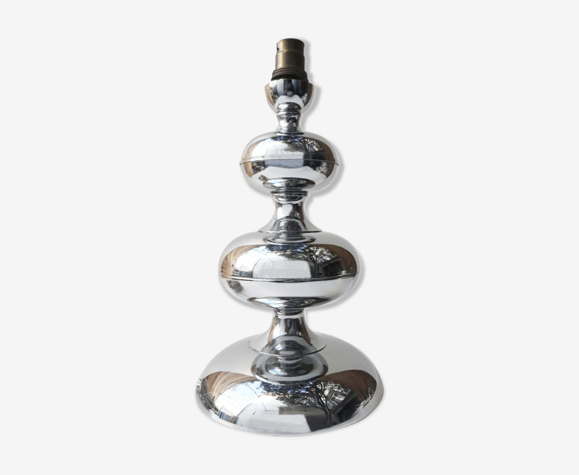 Large table lamp foot Filly, chrome, vintage, 70lamp