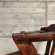 Set of 4 brutalist dutch oak chairs