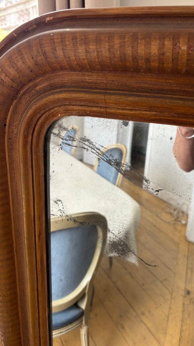Grand miroir d'époque Louis-Phillipe