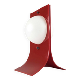 Red Acrylic Area Type Table Lamp by Neal Small, 1960s