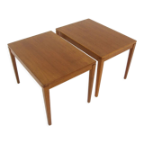Set of 2 teak side tables, Sweden, 1960