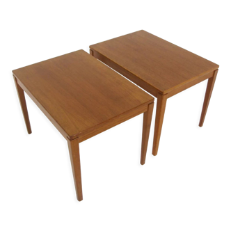 Set de 2 tables d'appoint en teck, Suède, 1960