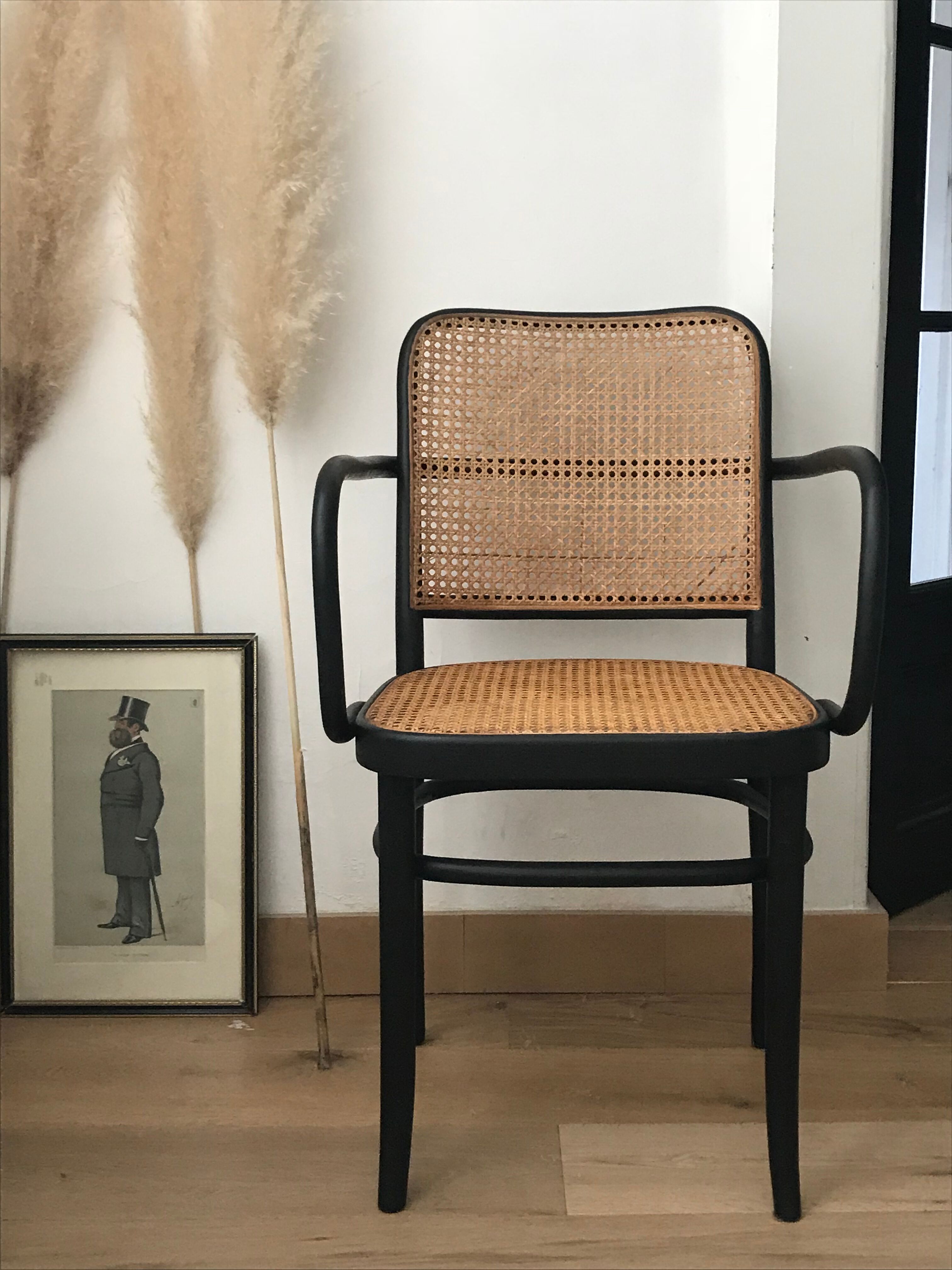 Pair of 811 Josef Hoffman design armchairs