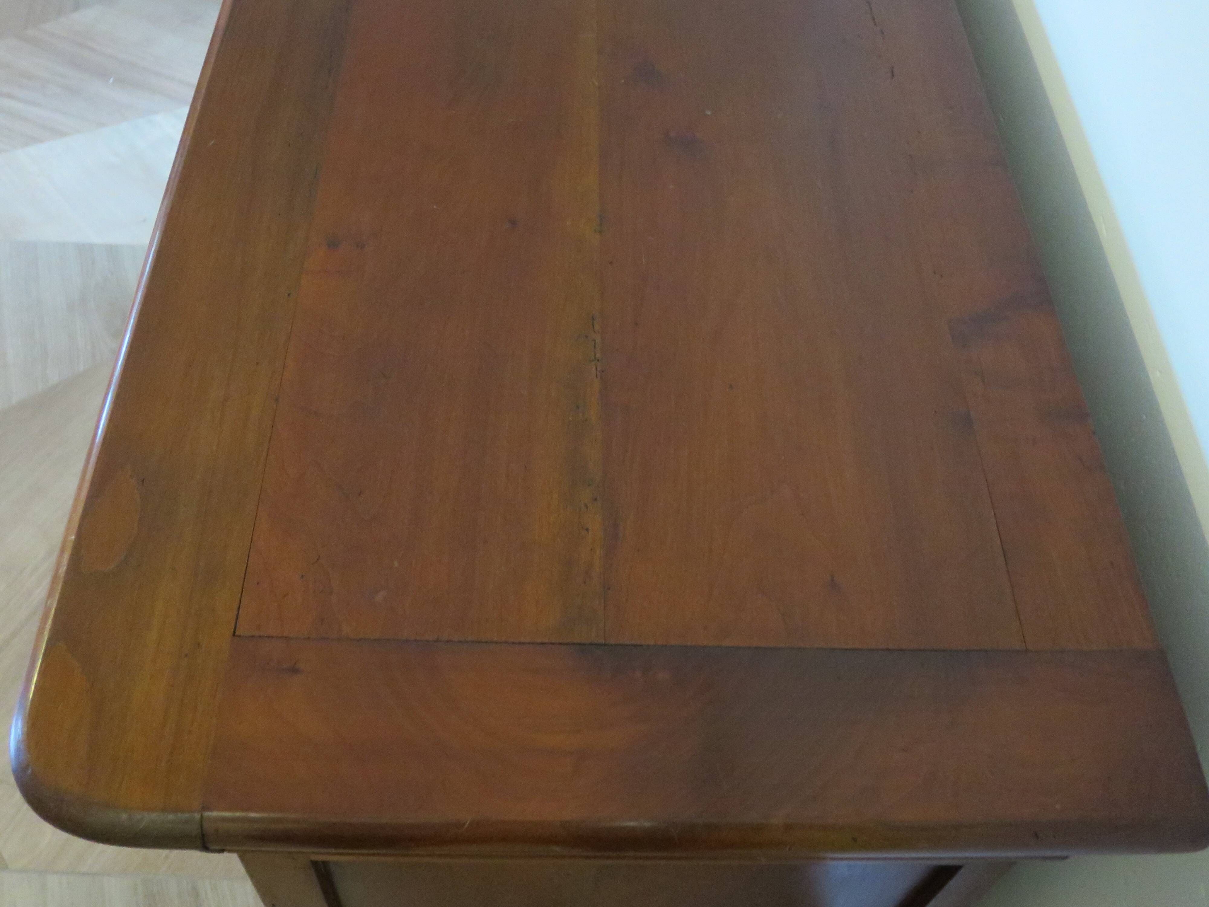 Fruit wood ogee chest of drawers - Louis Philippe style - 4 drawers - 1980s