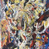 Signed abstract painting from 1993