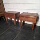 Pair of Scandinavian teak bedside tables from the 1960s.