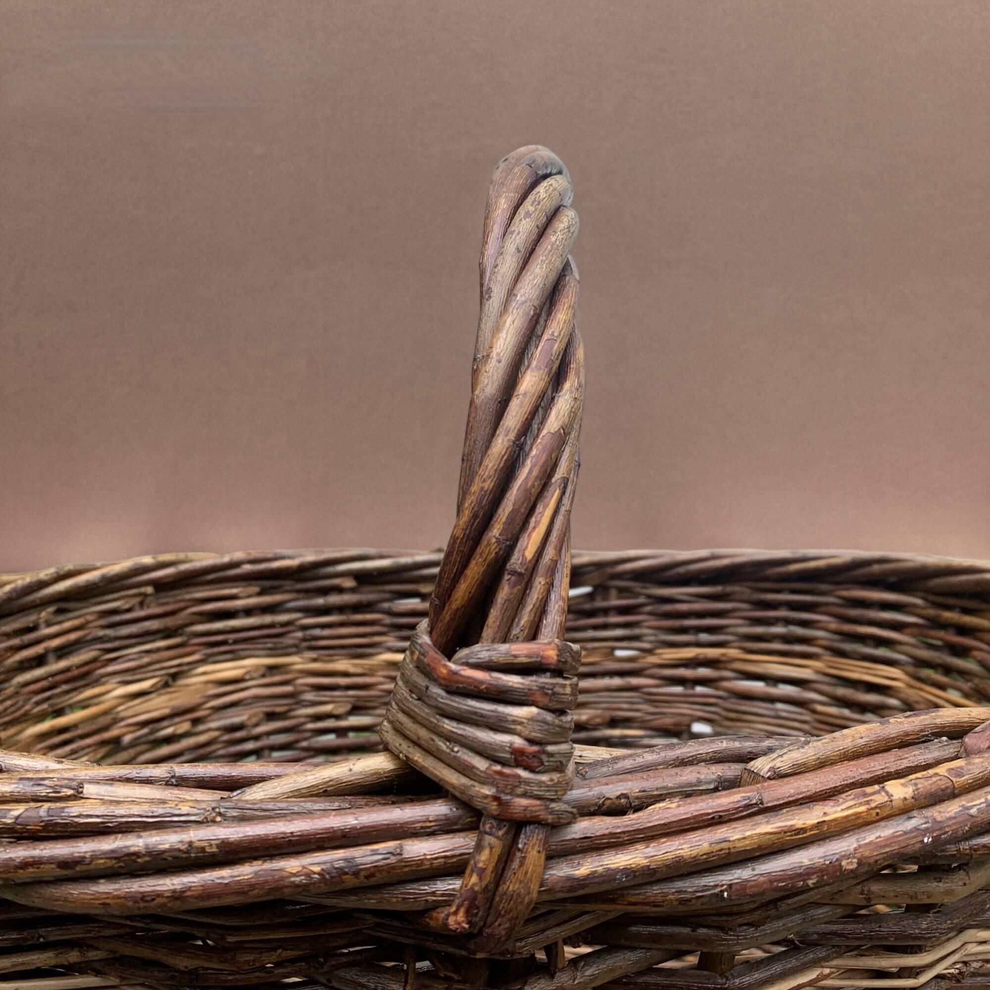 Vintage wicker basket