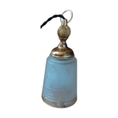 Walker lamp lampshade tulip frosted glass paste art deco