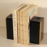 Art deco marble bookends