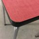 Stool in red formica 70s