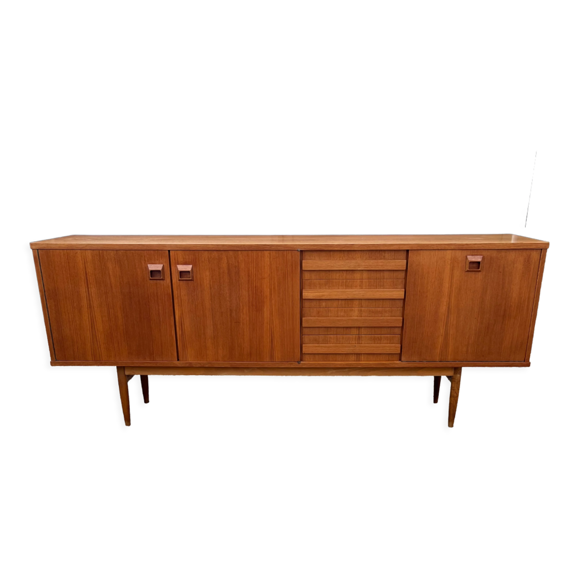 Scandinavian teak row