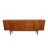 Scandinavian teak row
