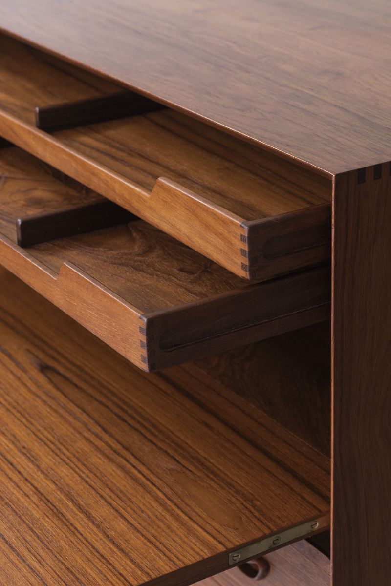 Cabinet par Peter Hvidt & Orla Mølgaard Nielsen pour Søbørg mobler, Danemark, années 1950