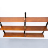 Wall Unit pour Wébé Louis Van Teeffelen en teck années 1960