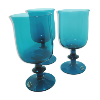 3 glass glass set by Bertil Vallien, Sweden