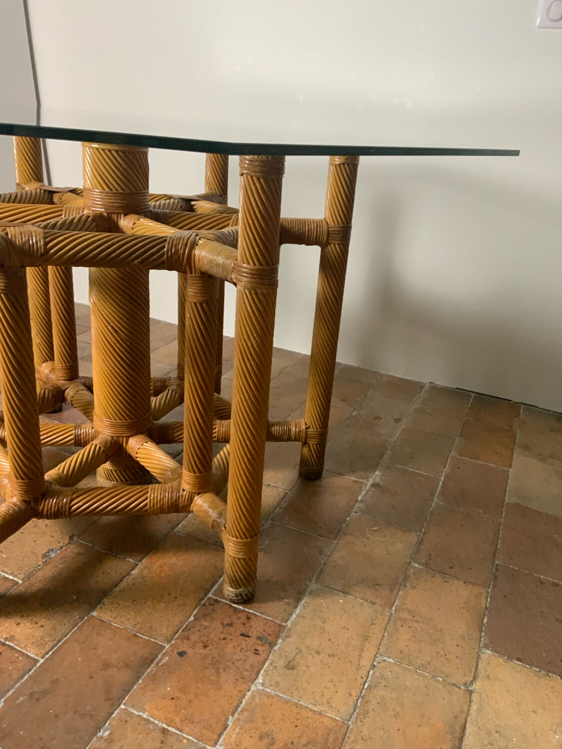 Modern and organic dining table