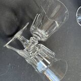 6 Baccarat Missouri red wine glasses - 20th century