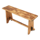 Mid-Century Rustic Wooden Bench, France, 1900s