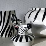 Zebra slushie teapot and mug set