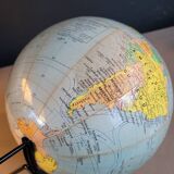Globe terrestre Girard et Barrère des années 50-60 piètement string