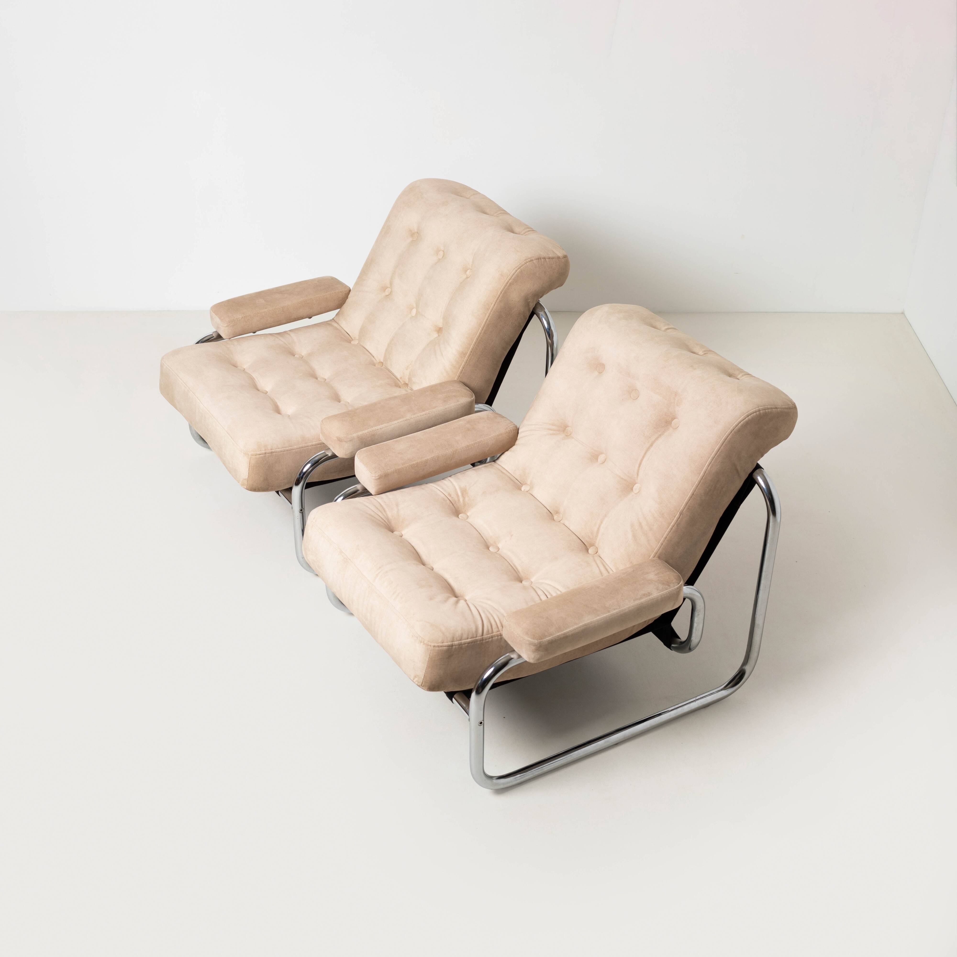 Ensemble de 2 fauteuils lounge emblématiques Borkum par Johan Bertil Häggström pour IKEA