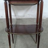 Side Table With Drawer - Wood (Mahogany)
