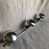 Metal wall coat rack
