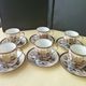 Set of 6 mocha coffee cups made of Japanese porcelain