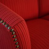 Art Deco three-seater canapé by a Danish cabinetmaker, Flemming Lassen style, 1940s.