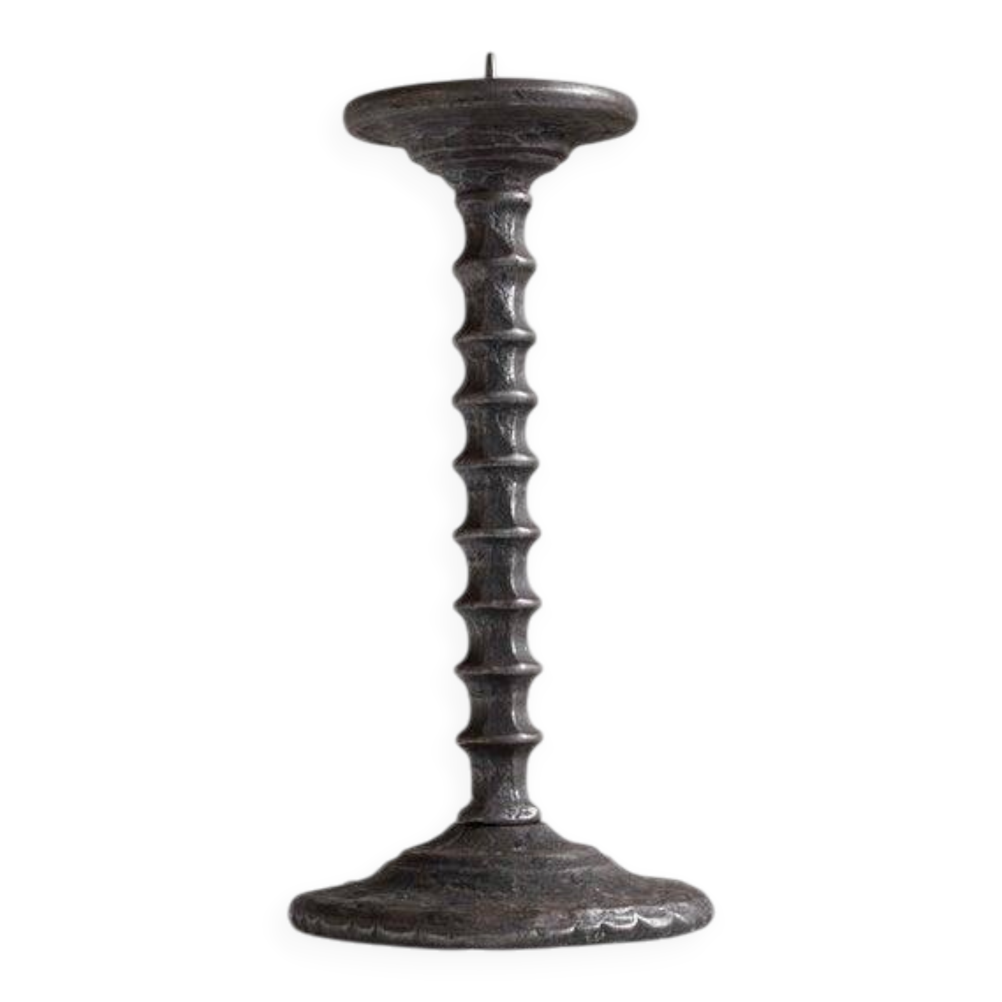 Brutalist chandelier handmade metal