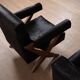 Paire de fauteuils lounge à jambes en X de Pierre Jeanneret, Chandigarh années 1960.