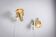 Pair of adjustable wall lamps designed by Per Sundstedt for Kosta Lampan