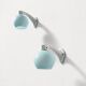 Art Deco porcelain wall lights