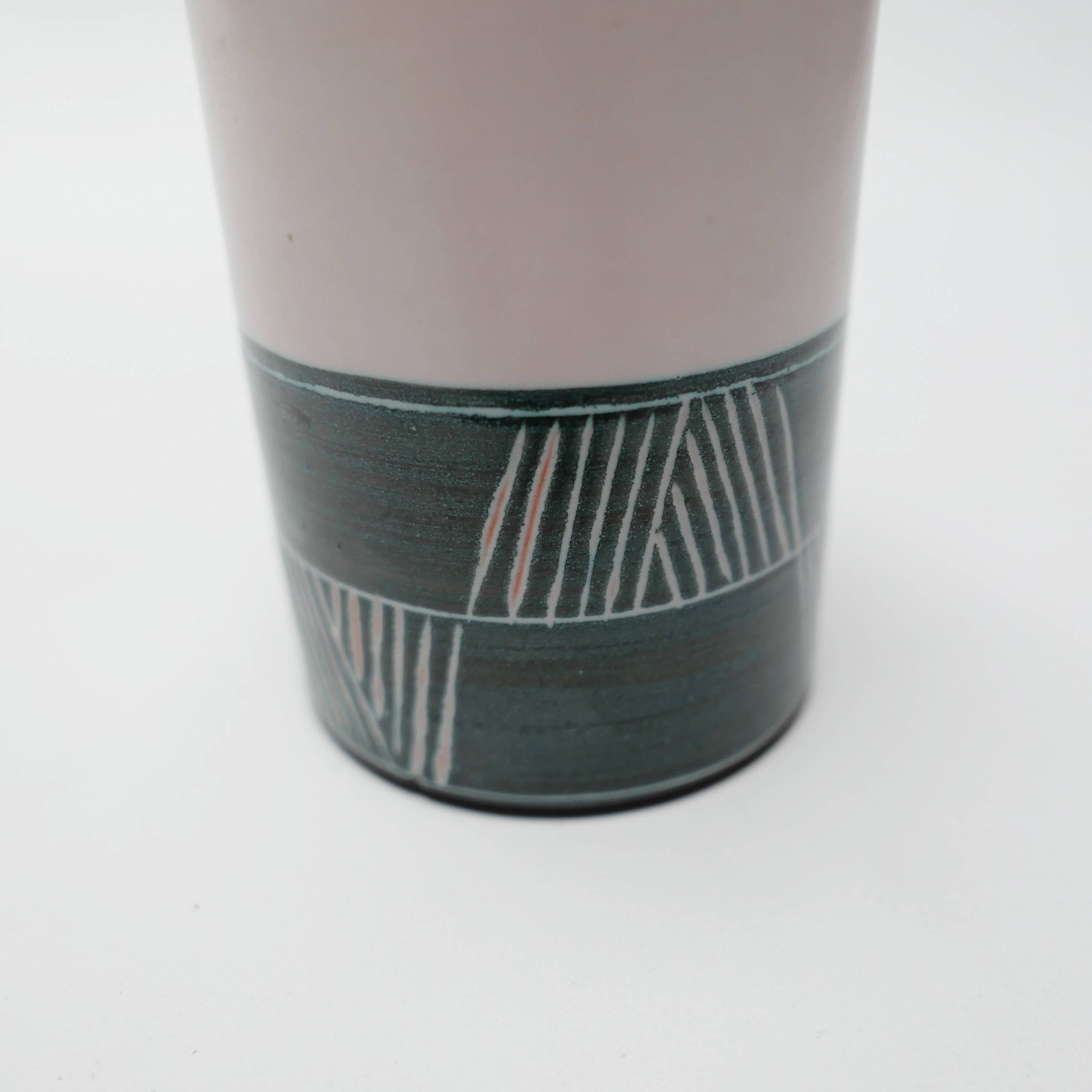 Ceramic pitcher vase design Durtal Yvon Roy Vallauris vintage 1970