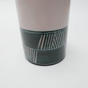Ceramic pitcher vase design Durtal Yvon Roy Vallauris vintage 1970